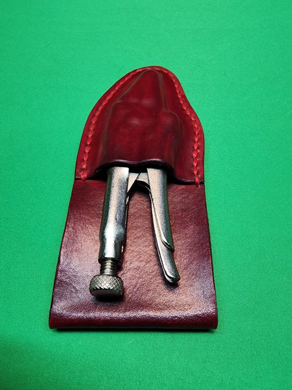 New Homemade Leather Pouch with Mastercraft Mini Vice Grips - Picture 12 of 15